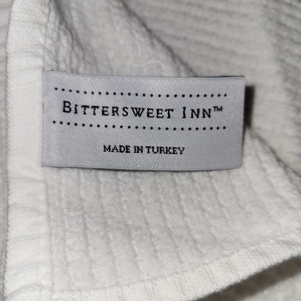 Bittersweet Inn Made in Turkey Easter Kitchen Towel Embroidered 100% Cotton 2 pc